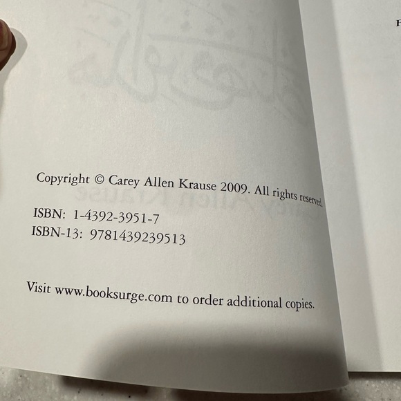 The Sword of God - Carey Allen Krause. Fiction Paperback Book. Like New - Picture 11 of 12